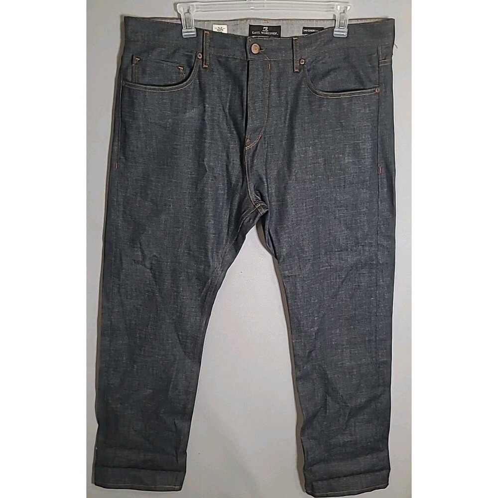 Kasil Workshop Jeans Men’s 40x34 Davidson Straight USA White Oak Cone Selvedge - Picture 2 of 15